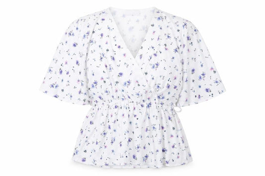 Womens UK Size 14 Quiz White Wrap Blouse