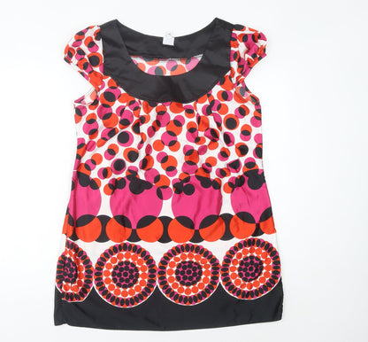 Debenhams Women’s Multicoloured Size 14 Petite Geometric Shift Dress