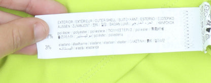 Pull&Bear Women's Yellow XS Slip Dress with Cut Out