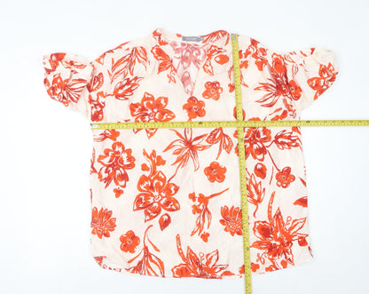 Womens UK Size 18 Principles Multicoloured Tunic Blouse