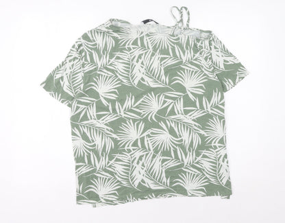 Womens UK Size 12 V by Very Green Basic T-Shirt