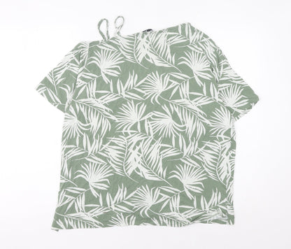 Womens UK Size 12 V by Very Green Basic T-Shirt