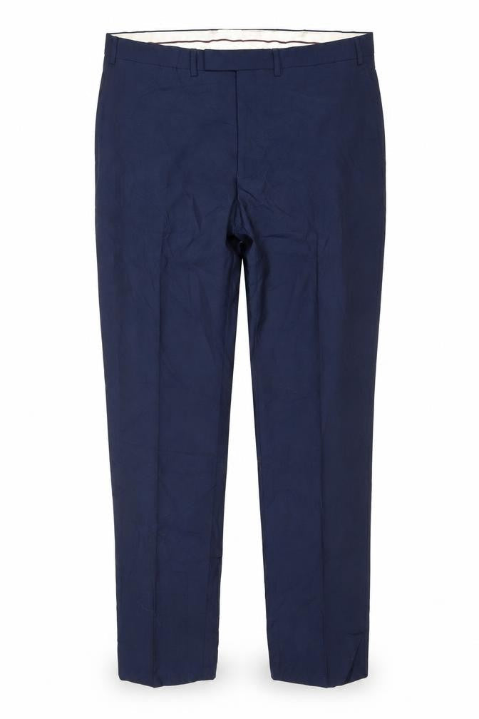 Marks & Spencer Men’s Blue 42R Wool Tailored Fit Dress Pants