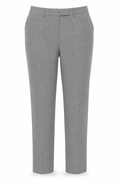 Womens UK Size 10 Marks and Spencer Regular Fit Dress Pants Grey Trousers