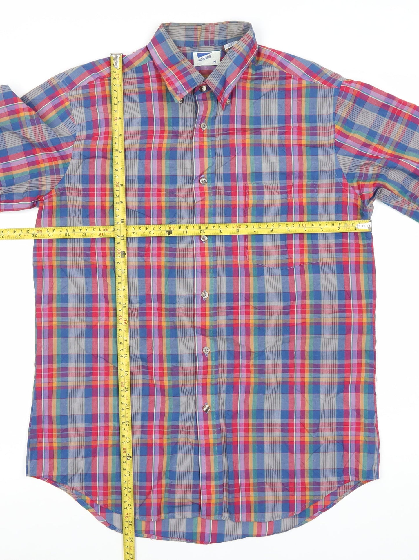 Mens UK Collar Size M Honors Smart Multicoloured  Dress Shirt