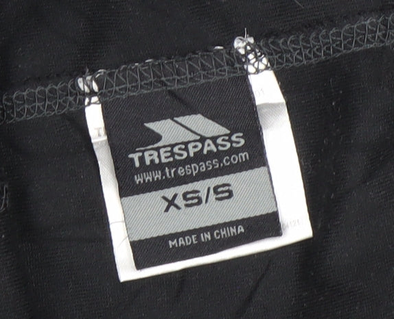 Trespass Women's Black XS Leggings Slim Fit Polyester Activewear