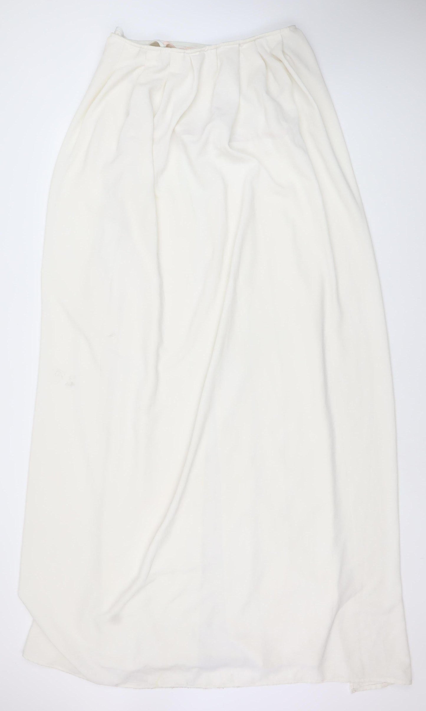 Boohoo Womens White Strapless Bodycon Midi Dress M Party Cocktail