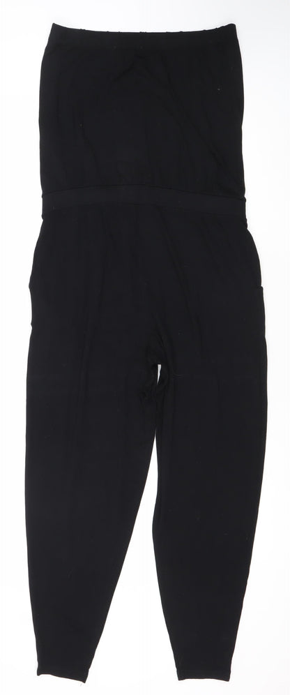 Next Women’s Black Size 12 One Shoulder Tapered Leg Jumpsuit