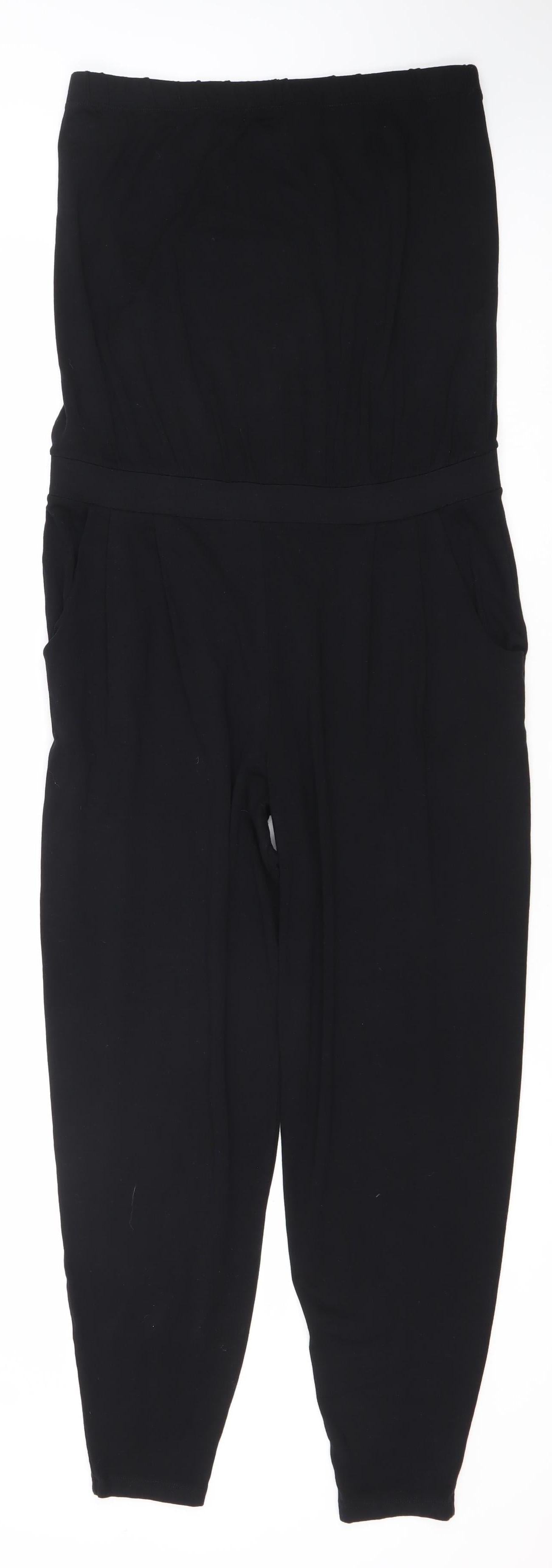 Next Women’s Black Size 12 One Shoulder Tapered Leg Jumpsuit