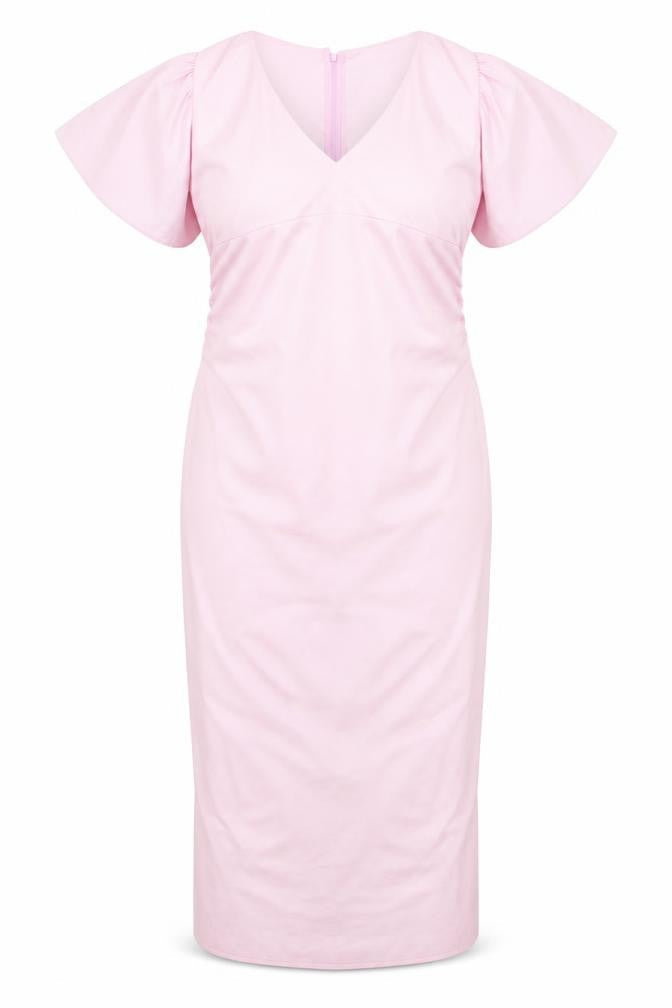 Boohoo Women’s Pink Size 14 Long Bodycon Dress Wedding Party