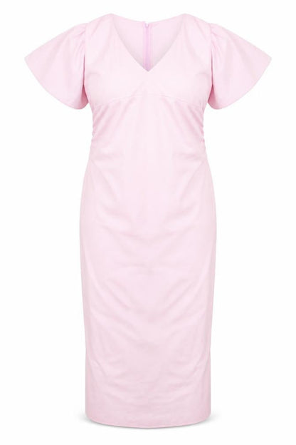 Boohoo Women’s Pink Size 14 Long Bodycon Dress Wedding Party