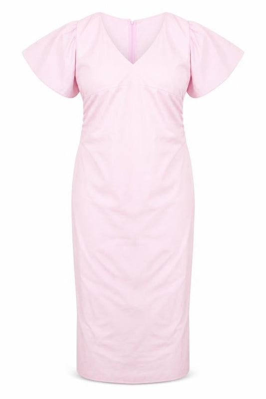 Boohoo Women’s Pink Size 14 Long Bodycon Dress Wedding Party