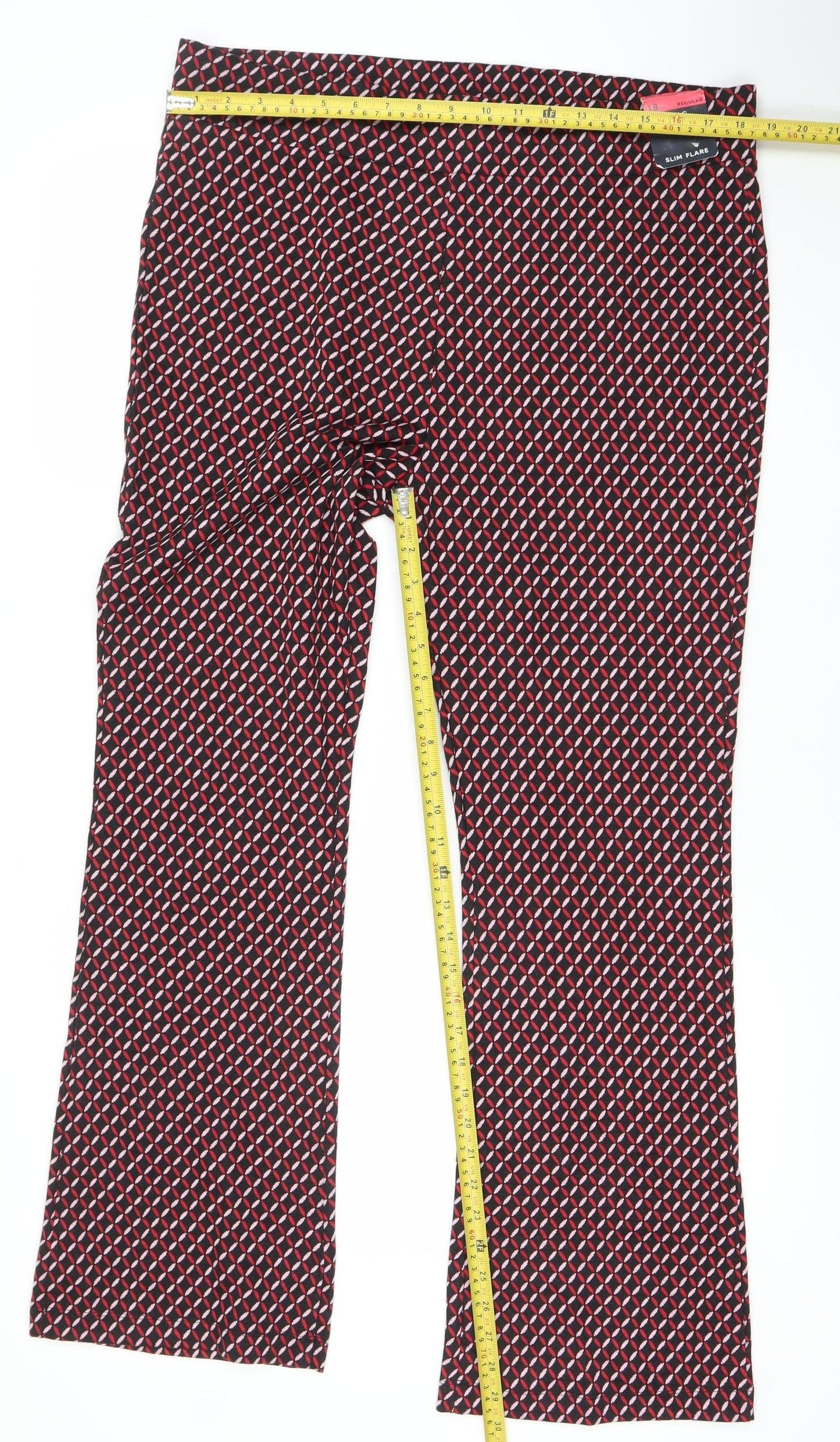 Womens UK Size 18 Marks and Spencer Regular Fit Casual Workwear Multicoloured Tr