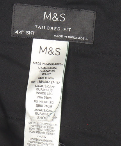 Marks and Spencer Men's Grey 44 Waist Tailored Dress Trousers