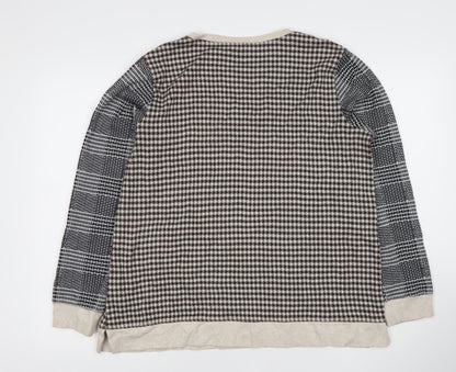 Womens UK Size XL Lands' End Brown Pullover Jumper