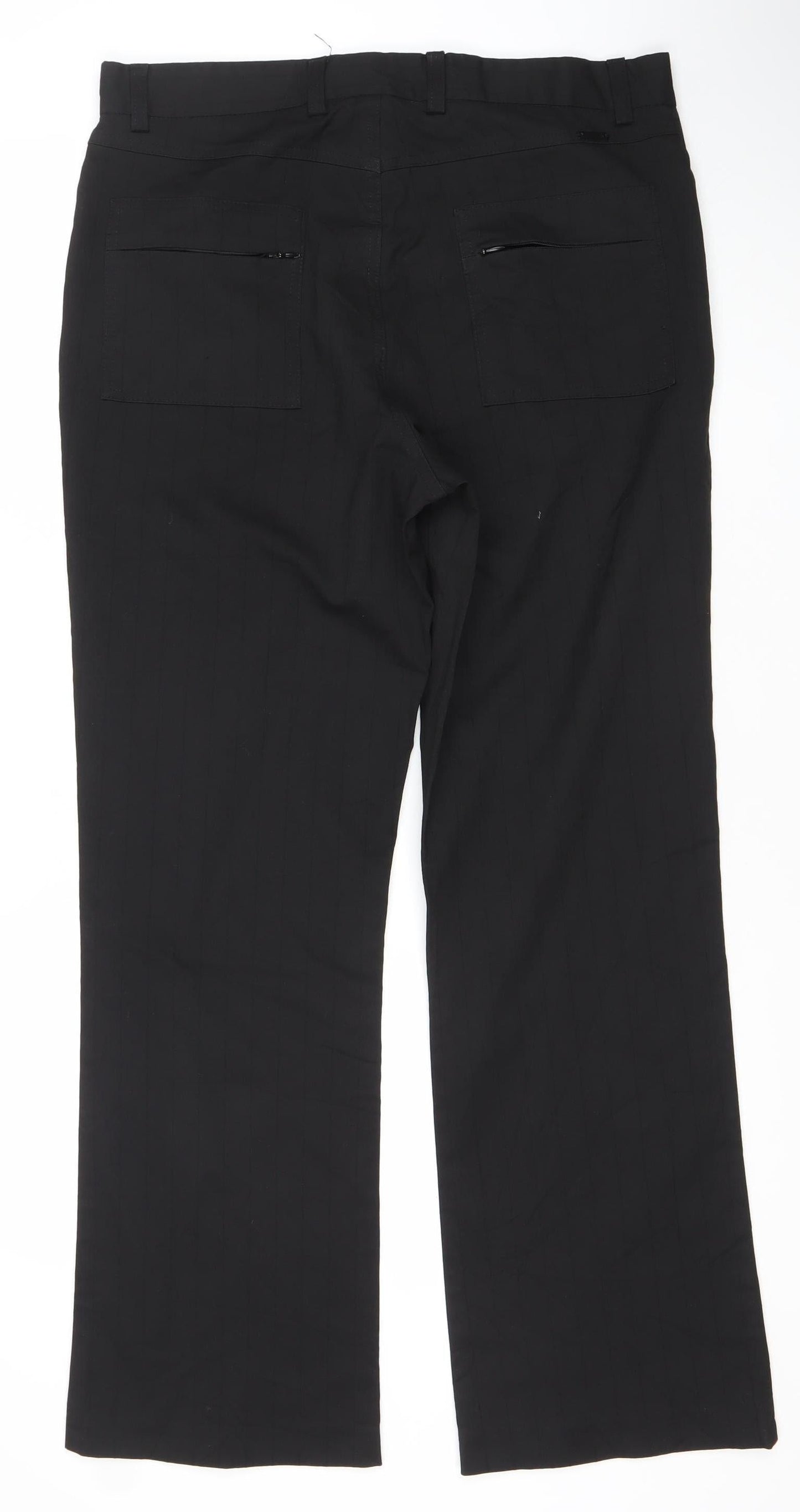 Mens UK Size 34R Burton  Business Formal Black Trousers