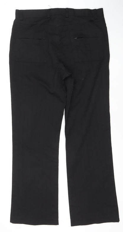 Mens UK Size 34R Burton  Business Formal Black Trousers
