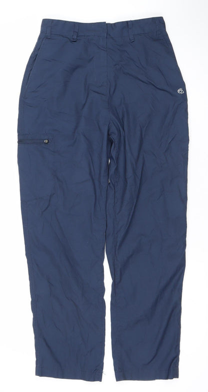 Mens UK Size S Craghoppers Regular Fit Cargo Blue Trousers
