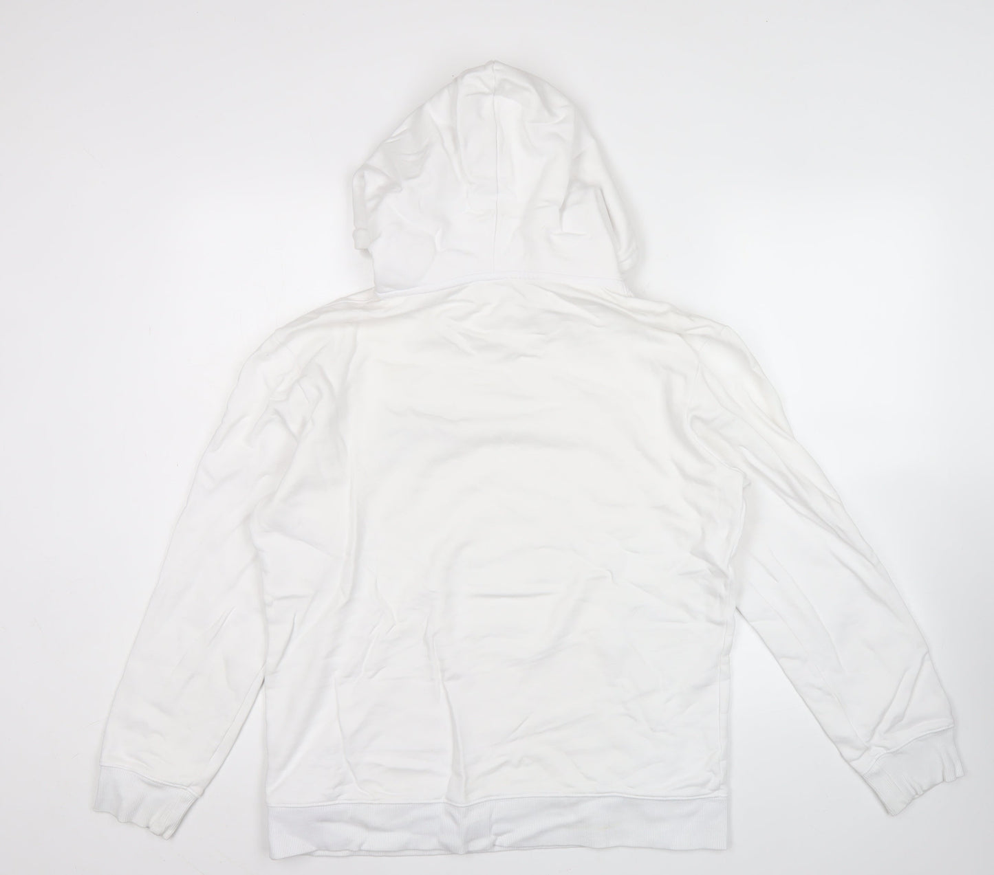 Mens UK Size M Champion White Pullover Hoodie