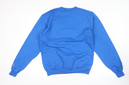 Mens UK Size S Champion Blue Pullover Sweatshirt