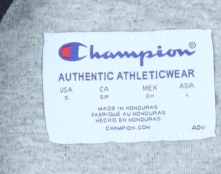 Mens UK Size S Champion Black Pullover Sweatshirt