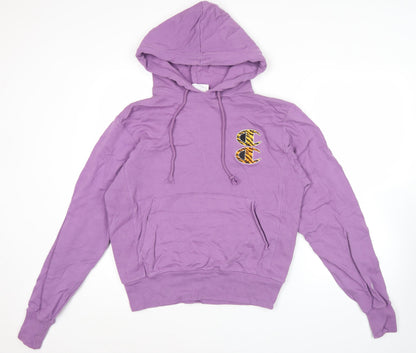 Mens UK Size S Champion Purple Pullover Hoodie