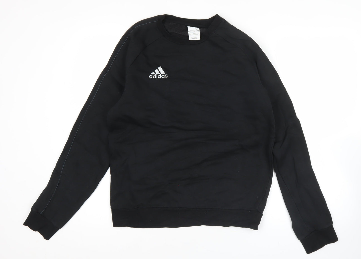 Adidas Men's Black M Pullover Crew Neck Sweatshirt Fleece