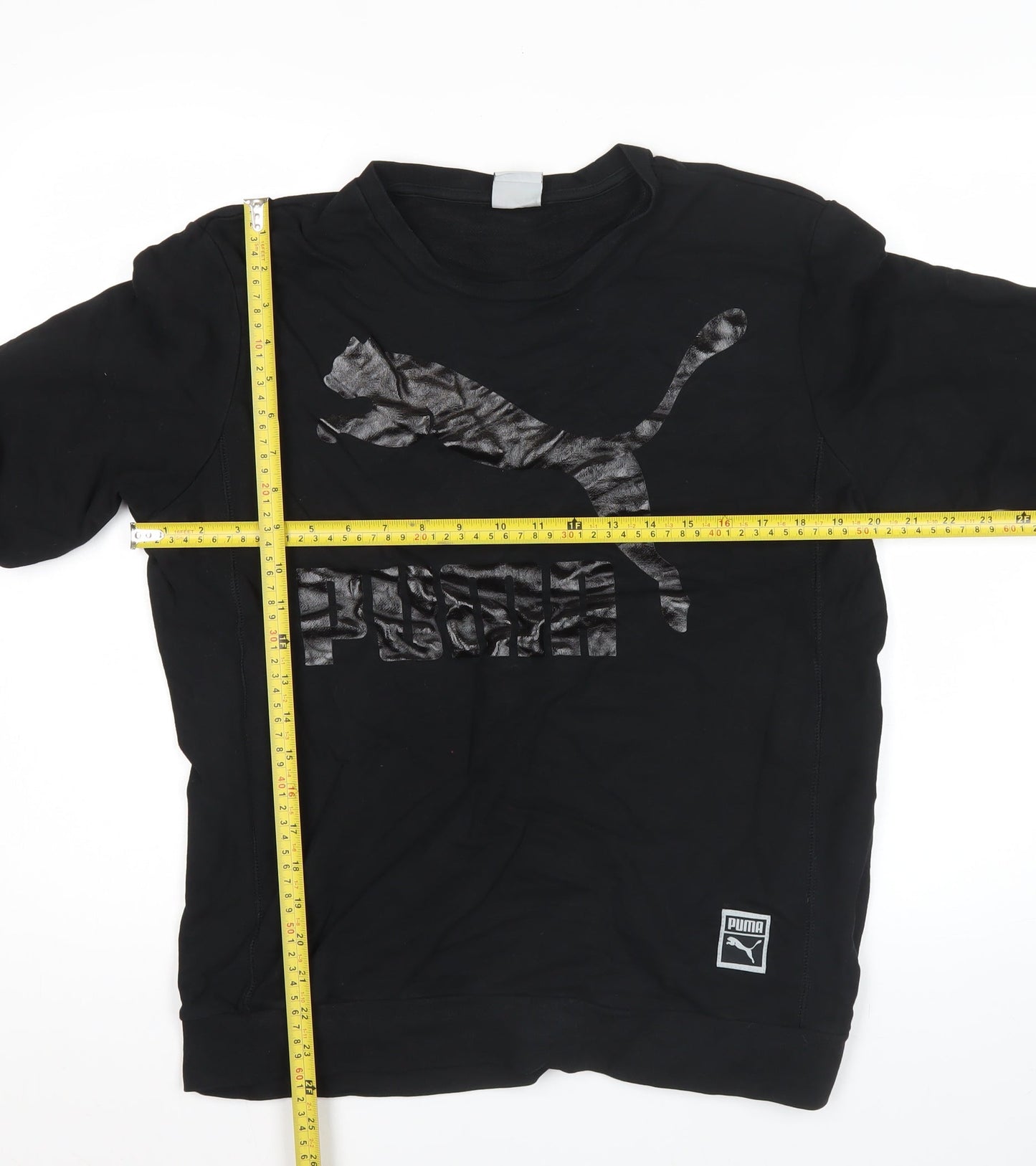 Mens UK Size L PUMA Black Pullover Sweatshirt