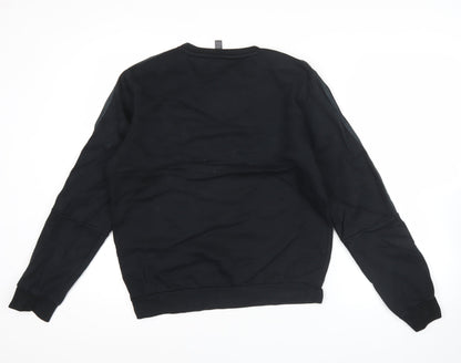 Adidas Men's Black M Pullover Sweatshirt Crew Neck Long Sleeve