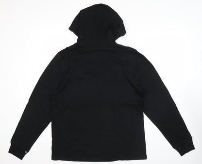 Mens UK Size M Champion Black Pullover Hoodie