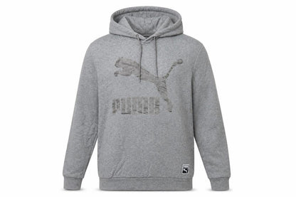 Mens UK Size XL PUMA Grey Pullover Hoodie