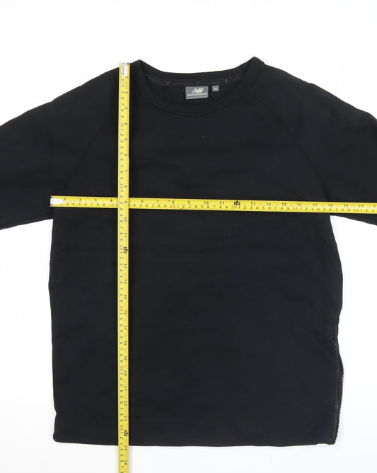Mens UK Size M New Balance Black Pullover Sweatshirt
