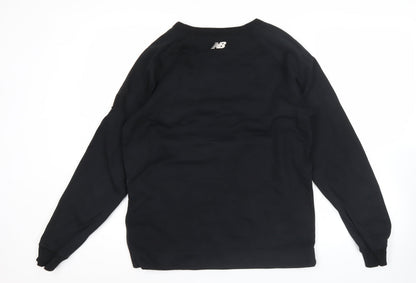 Mens UK Size M New Balance Black Pullover Sweatshirt