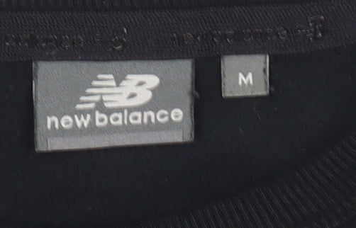 Mens UK Size M New Balance Black Pullover Sweatshirt