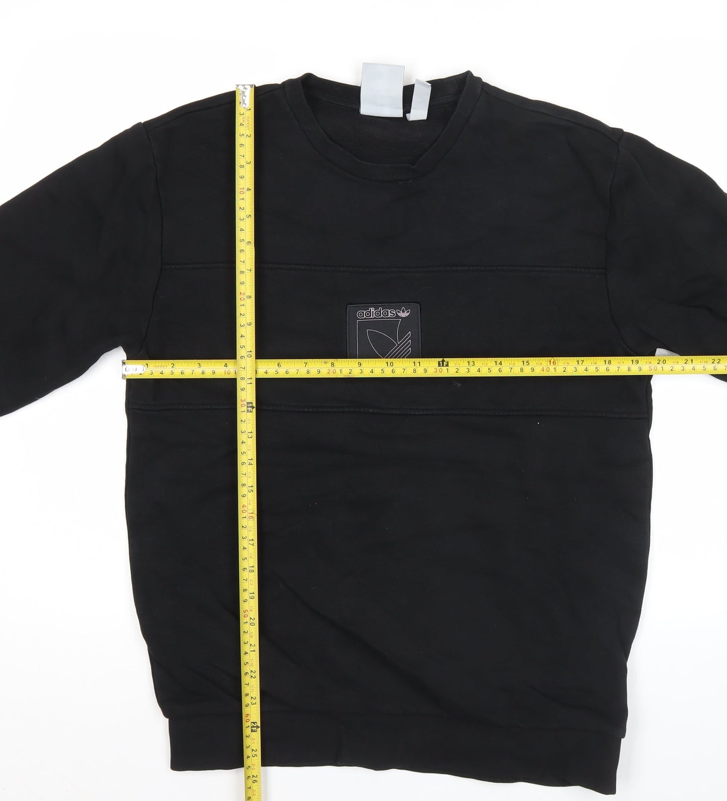 adidas Men's Black M Pullover Sweatshirt Crew Neck Logo Sports Jersey