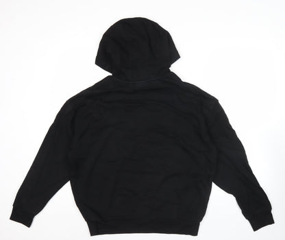 Mens UK Size S FILA Black Pullover Hoodie