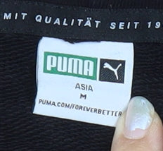 Mens UK Size S PUMA Black Pullover Hoodie