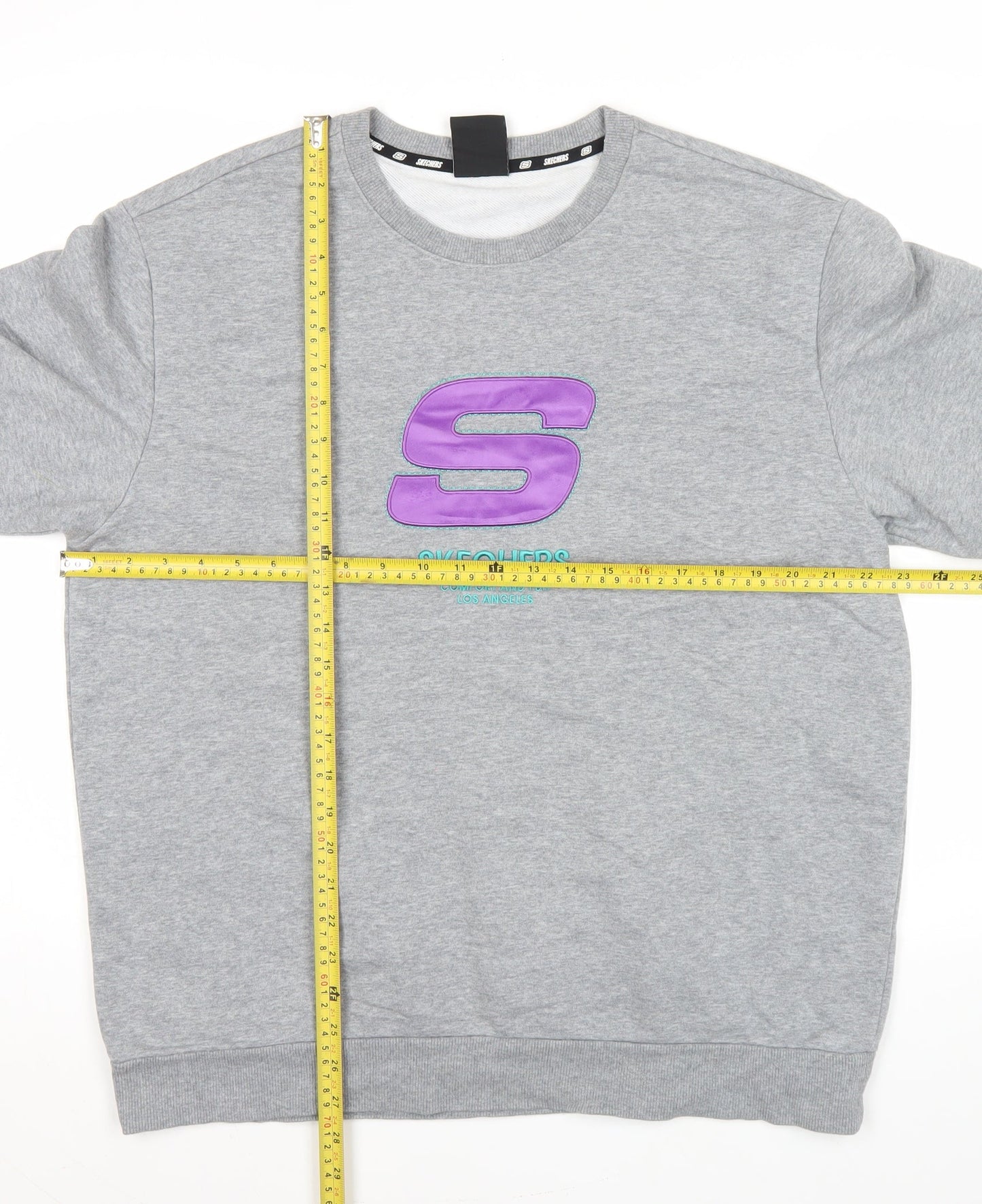Mens UK Size M Skechers Grey Pullover Sweatshirt