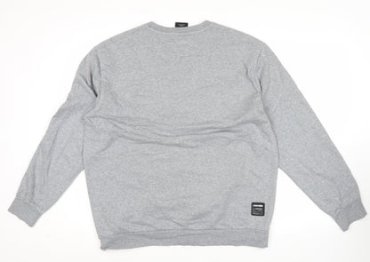 Mens UK Size M Skechers Grey Pullover Sweatshirt