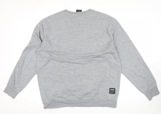 Mens UK Size M Skechers Grey Pullover Sweatshirt