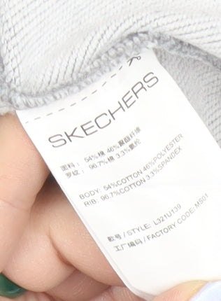 Mens UK Size M Skechers Grey Pullover Sweatshirt