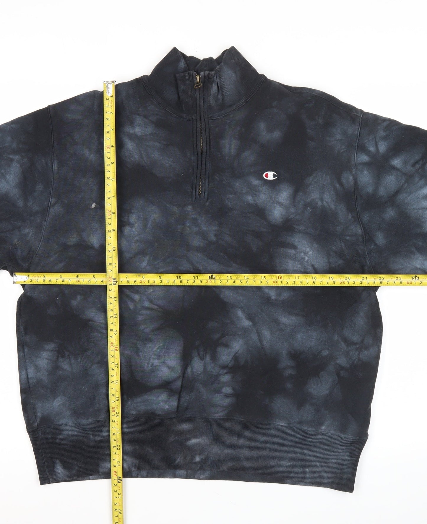 Mens UK Size XL Champion Black Pullover Sweatshirt