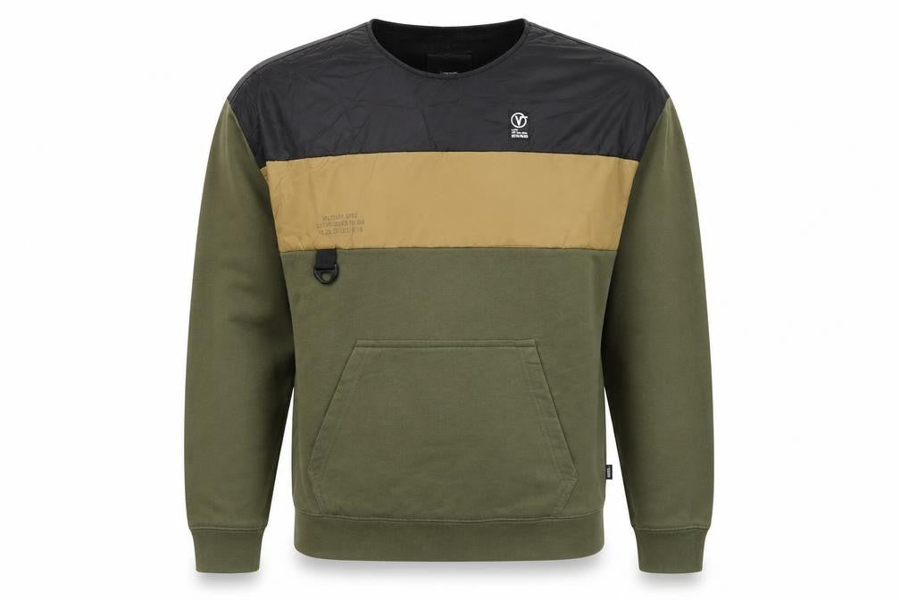 Mens UK Size S VANS Green Pullover Sweatshirt