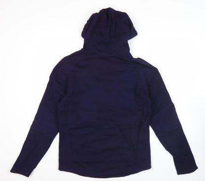 Mens UK Size M PUMA Blue Pullover Hoodie