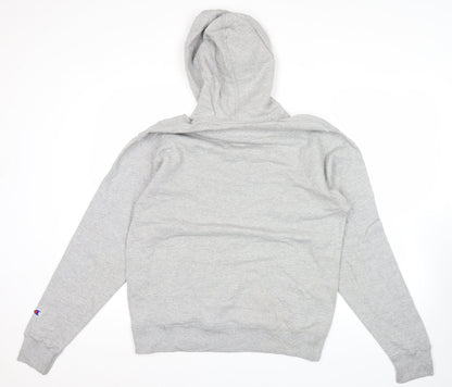 Mens UK Size M Champion Grey Pullover Hoodie