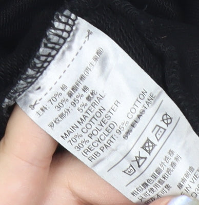 Adidas Men's Black Pullover Sweatshirt L Logo Sportswear