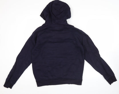 Mens UK Size S PUMA Blue Pullover Hoodie