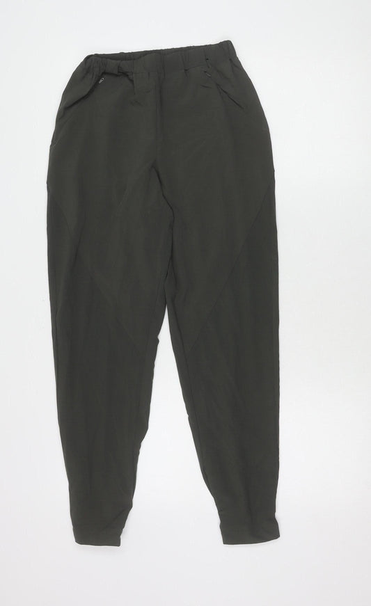 Marks and Spencer Women’s Green Size 6 Jogger Trousers Elastic Waist