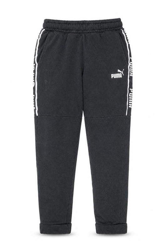 Womens UK Size M PUMA Regular Fit Jogger Black Trousers