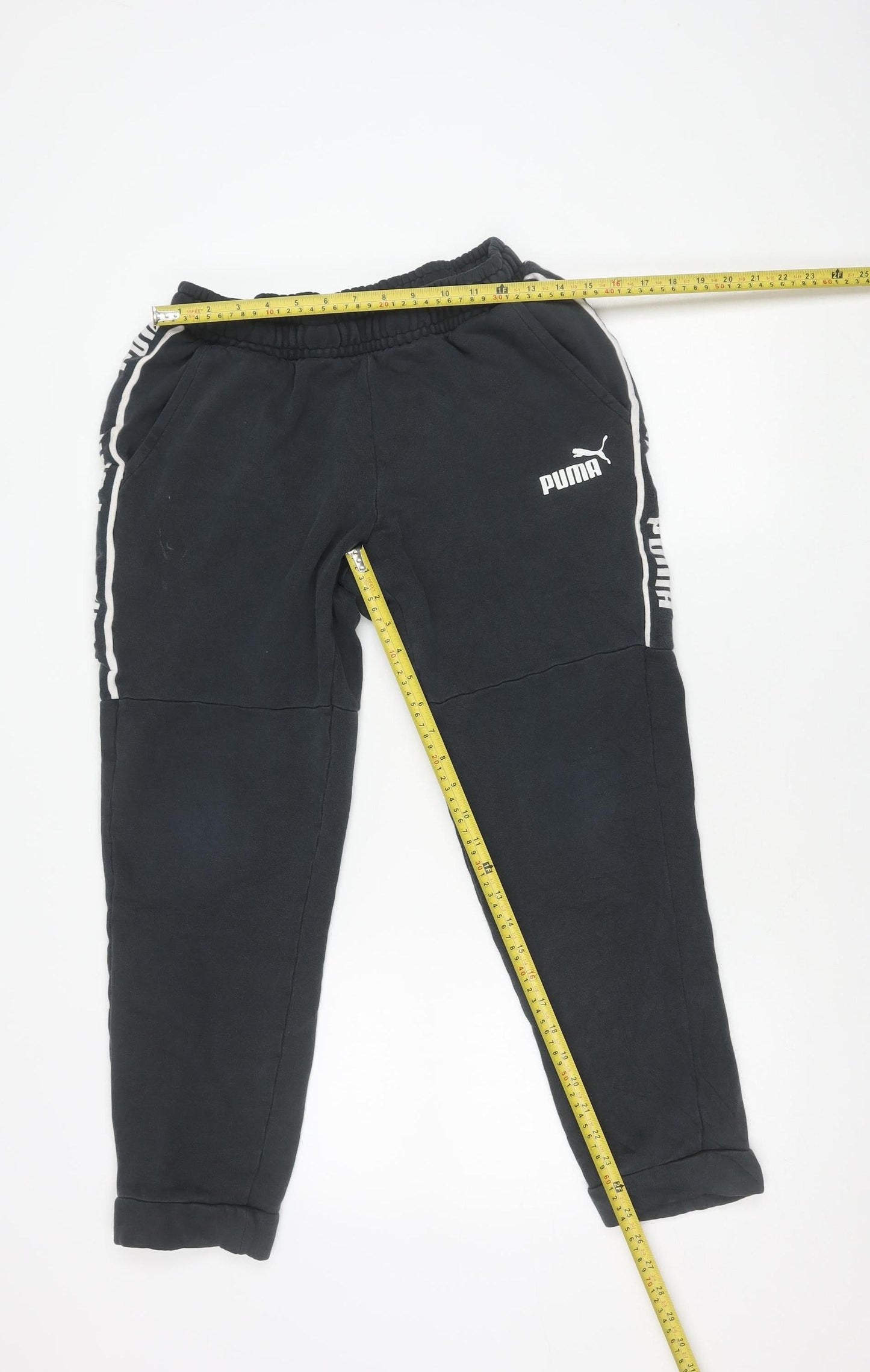 Puma Women’s Black M Jogger Trousers Fleece Autumn Winter Sportswear